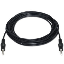 -1-Cable Estéreo Aisens A128-0143/ Jack 3.5 Macho - Jack 3.5 Macho/ Hasta 0.1W/ 3m/ Negro-1