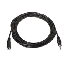 -1-Cable Estéreo Aisens A128-0145/ Jack 3.5 Macho - Jack 3.5 Hembra/ Hasta 0.1W/ 1.5m/ Negro-1