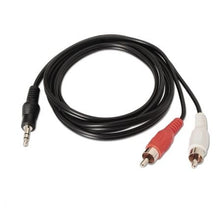 -1-Cable Estéreo Aisens A128-0148/ Jack 3.5 Macho - 2x RCA Macho/ Hasta 0.1W/ 3m/ Negro-1