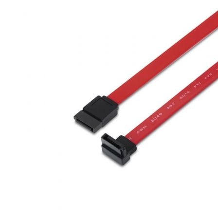 --Cable SATA Aisens A130-0155/ SATA Hembra - SATA Hembra/ Hasta 0.1W/ 768Mbps/ 50cm/ Rojo-