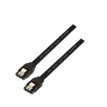 -1-Cable SATA III Aisens A130-0157/ SATA Hembra - SATA Hembra/ Hasta 0.1W/ 768Mbps/ 50cm/ Negro-1