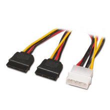 -1-Cable Duplicador de Alimentación Aisens A131-0161/ Molex 4 PIN Macho - 2x SATA Hembra/ Hasta 54W/ 20cm-1