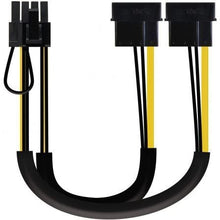 -2-Cable Alimentación Tarjeta Gráfica Aisens A131-0165/ 2x Molex Macho - Molex 6+2 PIN Macho/ Hasta 54W/ 20cm-2