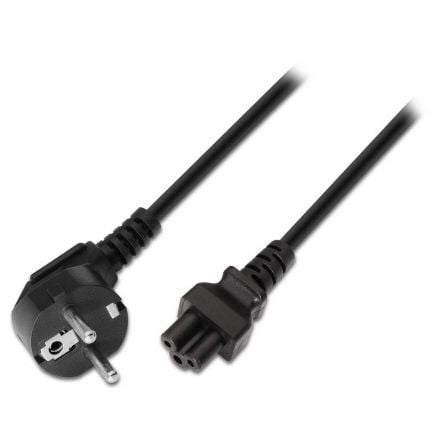 --Cable Alimentación Trébol Aisens A132-0172/ CEE(7-7) Macho - C5 Hembra/ Hasta 1500W/ 1.5m-