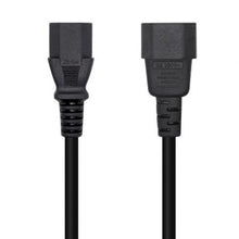 -1-Cable Alimentación Aisens A132-0466/ C13 Hembra - C14 Macho/ Hasta 1500W/ 3m/ Negro-1