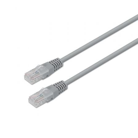 --Cable de Red RJ45 UTP Aisens A133-0180 Cat.5e/ 3m/ Gris-