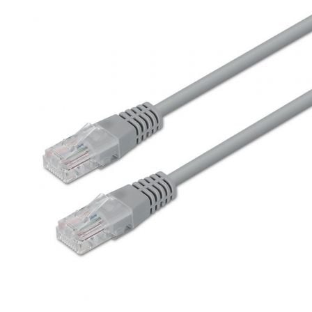 --Cable de Red RJ45 UTP Aisens A133-0184 Cat.5e/ 15m/ Gris-