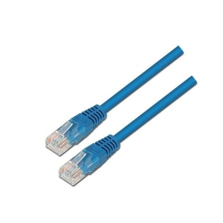 --Cable de Red RJ45 UTP Aisens A135-0241 Cat.6/ 50cm/ Azul-