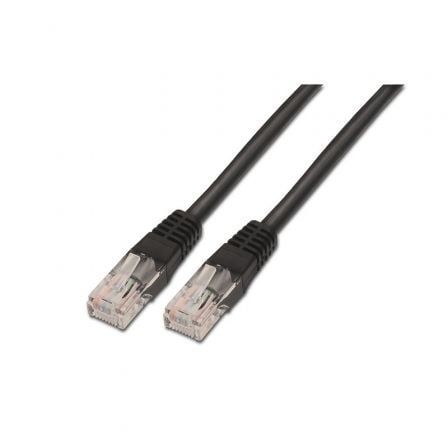 --Cable de Red RJ45 UTP Aisens A135-0258/ Cat.6/ 1m/ Negro-