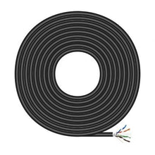 --Bobina de Cable RJ45 para Exteriores FTP AWG24 Aisens A135-0673 Cat.6/ 100m/ Impermeable/ Negro-