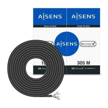 -2-Bobina de Cable RJ45 para Exteriores FTP AWG24 Aisens A135-0674 Cat.6/ 305m/ Impermeable/ Negro-2