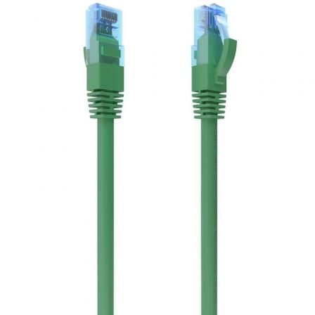 --Cable de Red RJ45 AWG26 CCA UTP Aisens A135-0806 Cat.6/ 30cm/ Verde-