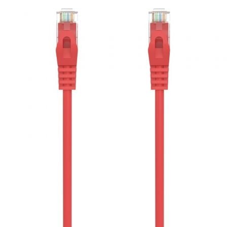 --Cable de Red RJ45 AWG24 UTP Aisens A145-0562 Cat.6A/ LSZH/ 3m/ Rojo-