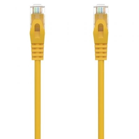 --Cable de Red RJ45 AWG24 UTP Aisens A145-0565 Cat.6A/ LSZH/ 50cm/ Amarillo-