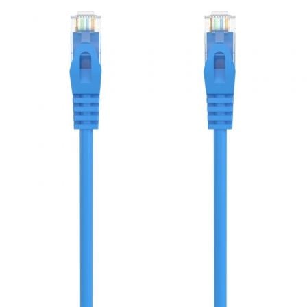 --Cable de Red RJ45 AWG24 UTP Aisens A145-0573 Cat.6A/ LSZH/ 1m/ Azul-
