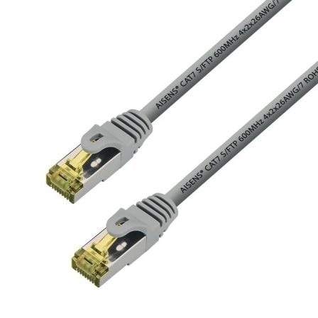 --Cable de Red RJ45 SFTP Aisens A146-0339 Cat.7/ 15m/ Gris-