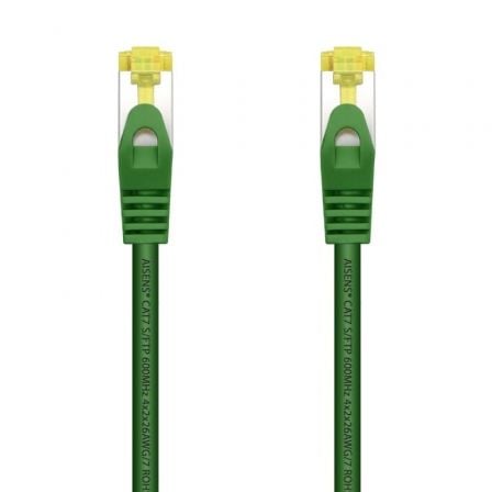--Cable de Red RJ45 SFTP Aisens A146-0481 Cat.7/ 50cm/ Verde-
