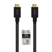 --Cable HDMI 2.1 8K Aisens A150-0680/ HDMI Macho - HDMI Macho/ 5m/ Certificado/ Negro-