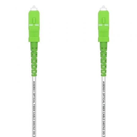 --Cable de Fibra Óptica G657A2 3.0 Aisens A152-0499/ LSZH/ 15m/ Blanco-