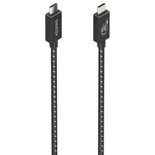 --Cable USB 4.0 Tipo-C Aisens A156-0866/ USB Tipo-C Macho - USB Tipo-C Macho/ Hasta 240W/ 40Gbps/ 50cm/ Gris-
