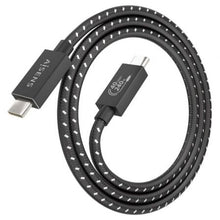 -1-Cable USB 4.0 Tipo-C Aisens A156-0867/ USB Tipo-C Macho - USB Tipo-C Macho/ Hasta 240W/ 40Gbps/ 1m/ Gris-1