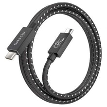 -1-Cable USB 4.0 Tipo-C Aisens A156-0868/ USB Tipo-C Macho - USB Tipo-C Macho/ Hasta 240W/ 40Gbps/ 1.5m/ Gris-1
