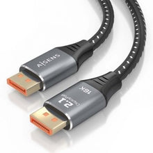 -2-Cable DisplayPort 2.1 16K Aisens A158-0903/ DisplayPort Macho - DisplayPort Macho/ 80Gbps/ 2m/ Negro-2