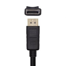 -2-Cable DisplayPort 1.2 4K Aisens A124-0455/ DisplayPort Macho - DisplayPort Macho/ 1m/ Negro-2