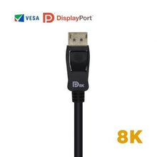 -2-Cable DisplayPort 1.4 8K Aisens A149-0432/ DisplayPort Macho - DisplayPort Macho/ 2m/ Certificado/ Negro-2