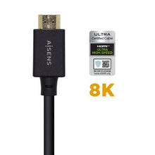 -1-Cable HDMI 2.1 8K Aisens A150-0422/ HDMI Macho - HDMI Macho/ 1.5m/ Certificado/ Negro-1