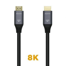 --Cable HDMI 2.1 8K Aisens A150-0427/ HDMI Macho - HDMI Macho/ 1.5m/ Gris Negro-