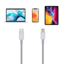 -3-Cable USB 2.0 Tipo-C Lightning Aisens A102-0442/ Lightning Macho - USB Tipo-C Macho/ 480Mbps/ 1m/ Blanco-3