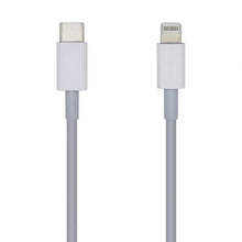 --Cable USB Tipo-C 2.0 Lightning Aisens A102-0443/ Lightning Macho - USB Tipo-C Macho/ 480Mbps/ 2m/ Blanco-