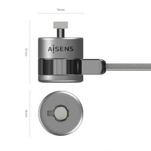 -2-Cable de Seguridad para Portátiles Aisens ASLK-D40K02-SL/ 1.5m-2