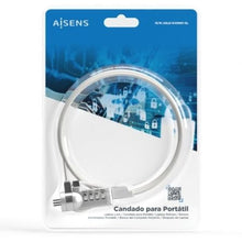 -3-Cable de Seguridad para Portátiles Aisens ASLK-D40N01-SL/ 1.5m-3