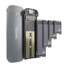 -2-Caja Externa para Disco SSD M.2 SATA Aisens ASM2-006GRY/ USB 3.1/ Sin tornillos-2