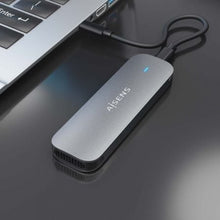 -4-Caja Externa para Disco SSD M.2 SATA Aisens ASM2-006GRY/ USB 3.1/ Sin tornillos-4