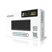 -4-Caja Externa para Disco SSD M.2 NVMe Aisens ASM2-008B/ USB 3.2 Gen2/ Sin Tornillos-4