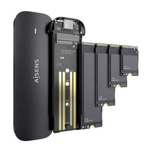 -2-Caja Externa para Disco SSD M.2 NVMe Aisens ASM2-024B/ USB 3.2/ Sin tornillos-2