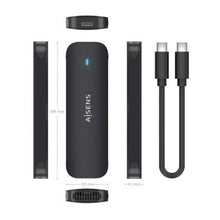 -3-Caja Externa para Disco SSD M.2 NVMe Aisens ASM2-024B/ USB 3.2/ Sin tornillos-3