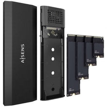 -2-Caja Externa para Disco SSD M.2 NVMe Aisens ASM2-028B/ USB 3.2/ Sin tornillos-2
