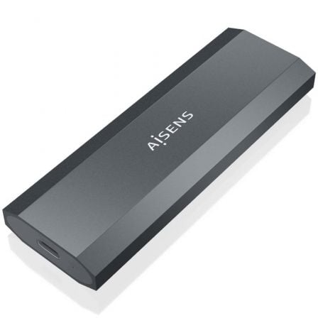 --Caja Externa para Disco SSD M.2 NVMe Aisens ASM2-029GR/ USB 3.2/ Sin tornillos-