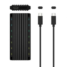 -4-Caja Externa para Disco SSD M.2 SATA/NVMe Aisens ASM2-RGB012B/ USB 3.2/ Sin tornillos-4