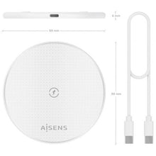 -2-Base de carga Inalámbrica Aisens ASCH-15W1WC057-W/ 15W/ Blanco-2