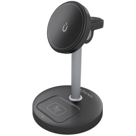 --Base de carga Inalámbrica Aisens ASCH-15W3WC066-BK/ 15W/ Negro-
