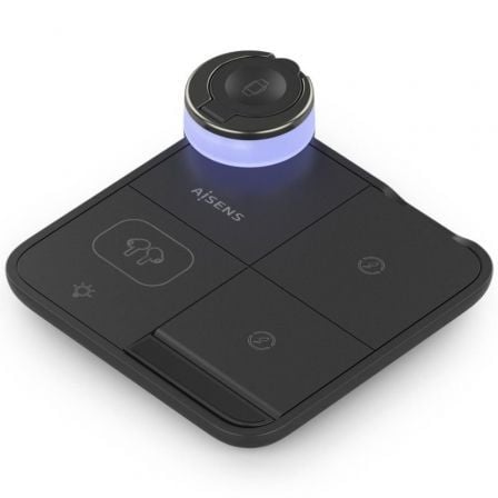 --Base de carga Inalámbrica Aisens ASCH-15W4WC062-BK/ 15W/ Negro-