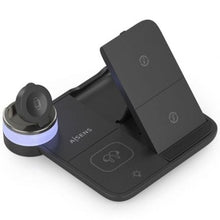 -1-Base de carga Inalámbrica Aisens ASCH-15W4WC062-BK/ 15W/ Negro-1