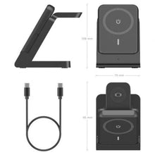 -4-Base de carga Inalámbrica Aisens ASCH-15W4WC064-BK/ 15W/ Negro-4