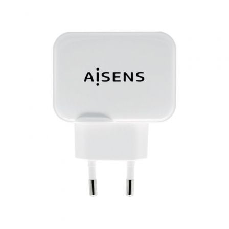 --Cargador de Pared Aisens A110-0439/ 2xUSB/ 17W-