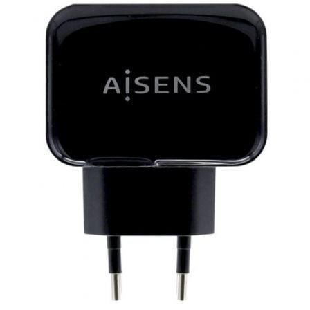 --Cargador de Pared Aisens A110-0440/ 2xUSB/ 17W-